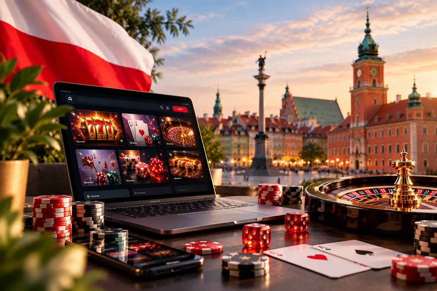 Polski motyw redakcyjny dla rankingu kasyn online
